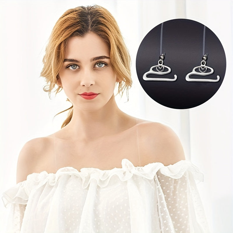 2 Pairs Transparent Bra Straps Invisible Adjustable Underwear Straps