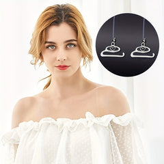 2 Pairs Transparent Bra Straps Invisible Adjustable Underwear Straps