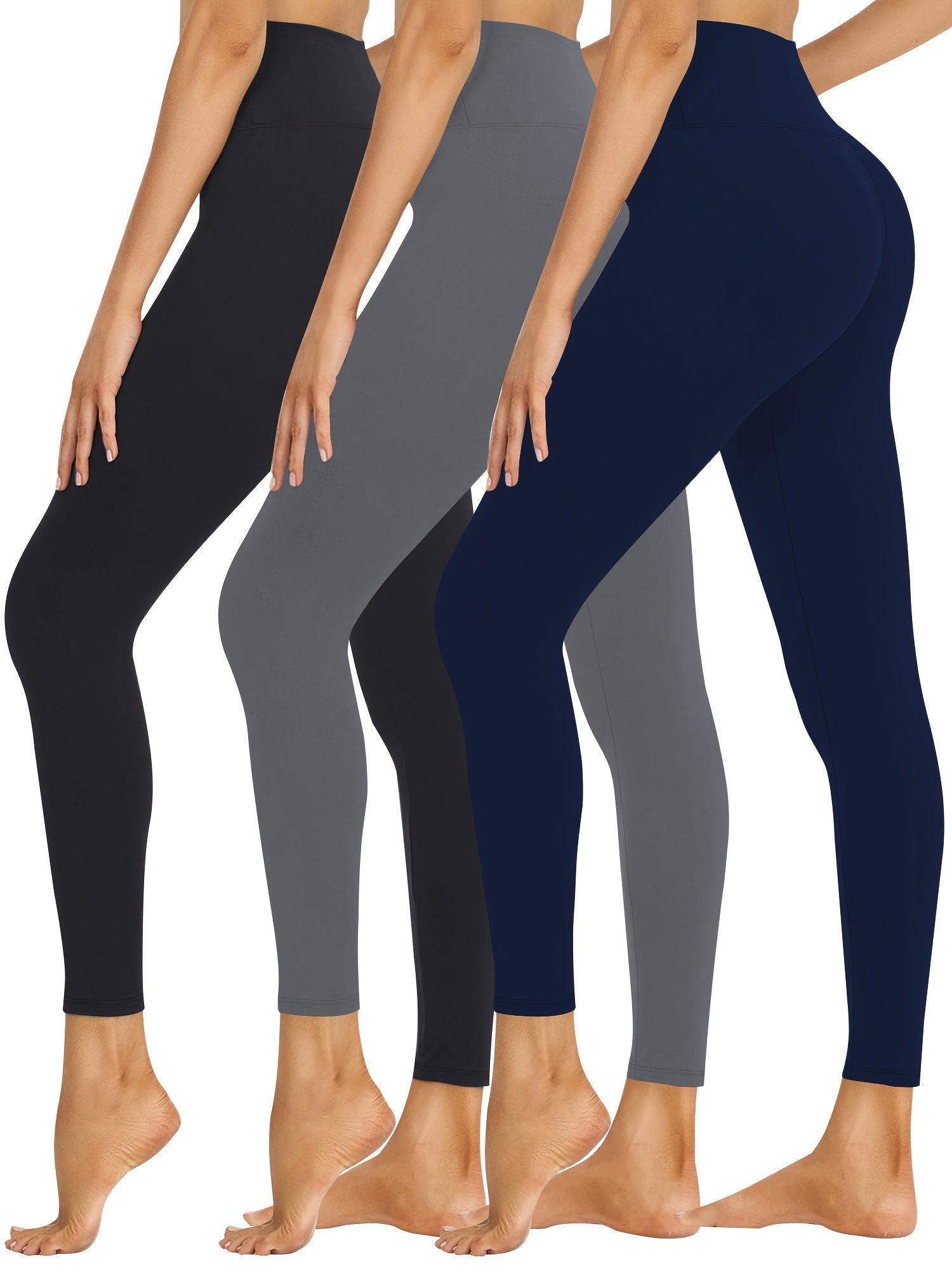 3Pcs High Waist Yoga Leggings Women's Activewear