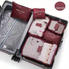 6 Pcs Travel Storage Bag Dustproof Clothes Organizers Multifunctional Bag