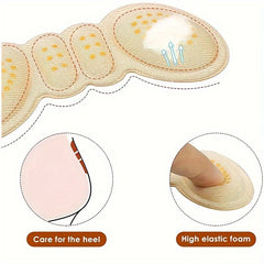 Soft High Heel Pads Heel Stickers Size Adjustments For Women's Shoes