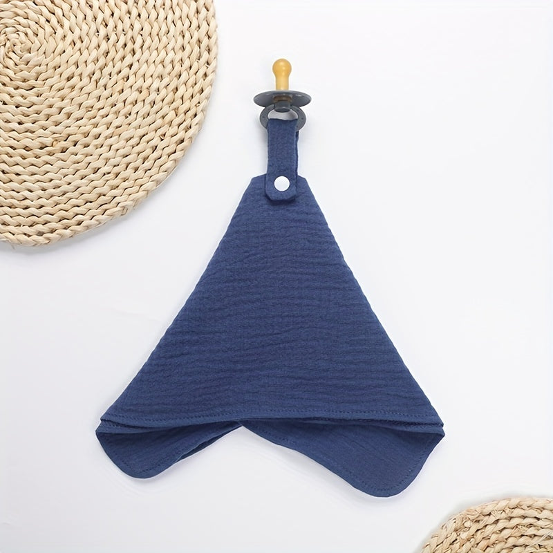 Baby Dark Cotton Soothing Towel with Soother, High Temperature Disinfection