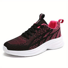 Women's Textured Running Shoes Lightweight Casual Sneakers