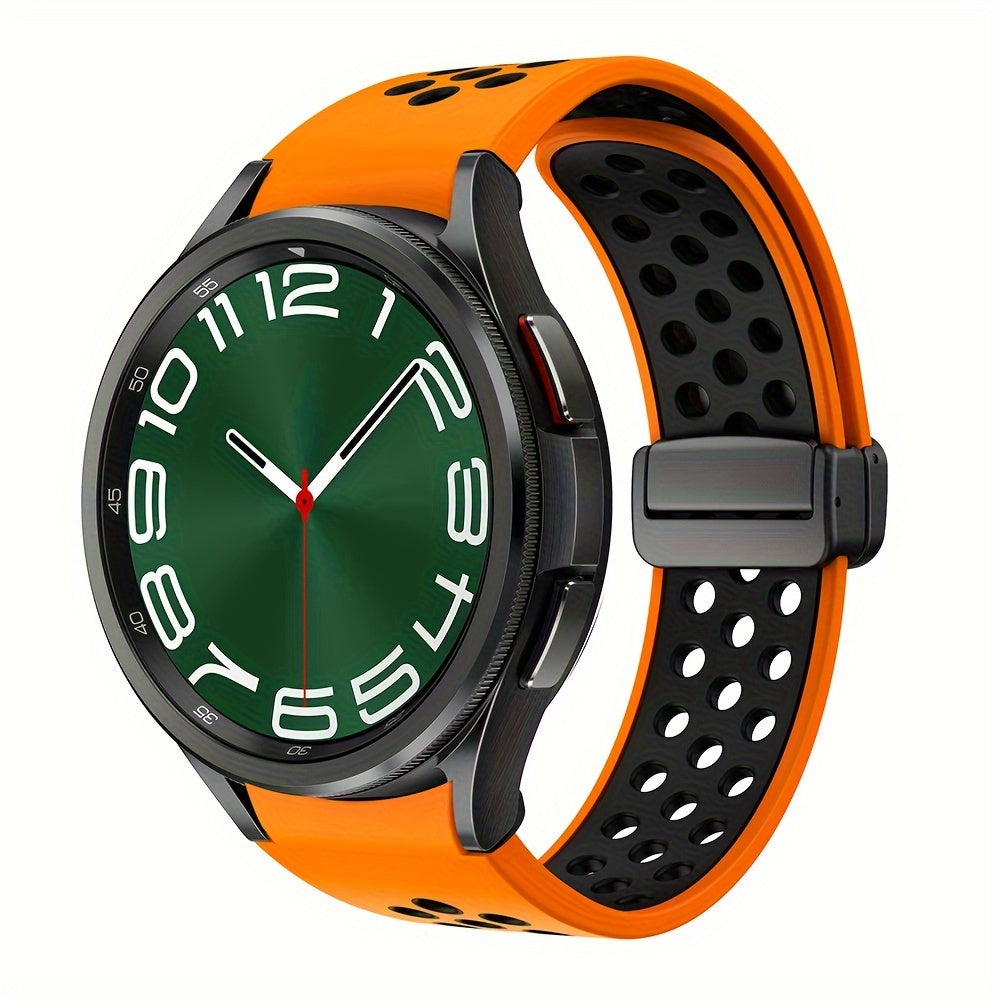Magnetic Strap For Galaxy Watch 6/4 47mm/43mm/46mm D Buckle Bracelet