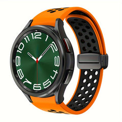 Magnetic Strap For Galaxy Watch 6/4 47mm/43mm/46mm D Buckle Bracelet