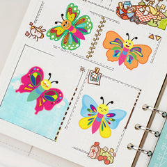 Set of 16 DIY Butterfly Ornaments for Expressive Facial Decor