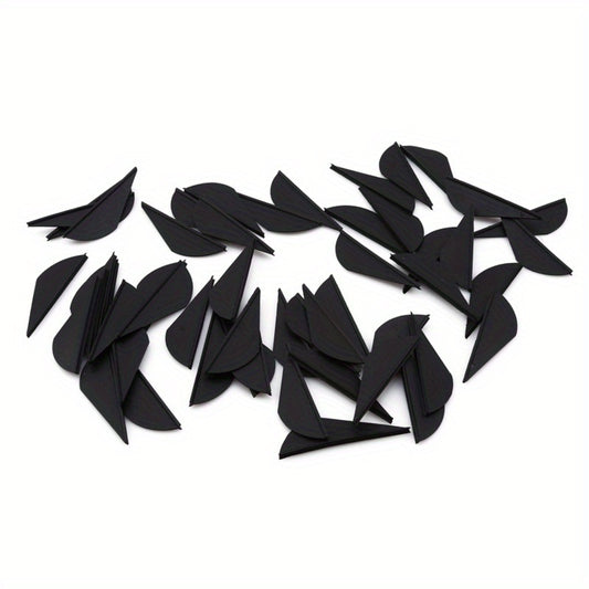 50pcs Rubber Feather Arrows for Accurate Archery with Compound Bow