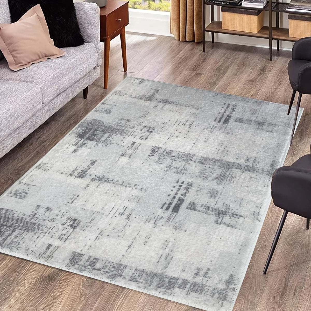 Floor Mat Fabric TPR Base Carpet Living Room Rug Home Decor