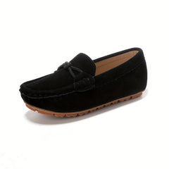 Boys Vintage Slip On Loafer Shoes Lightweight Comfortable Non Slip Shoes