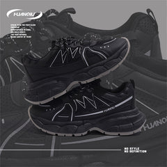 HUANQIU Women's Lace up Chunky Running Shoes