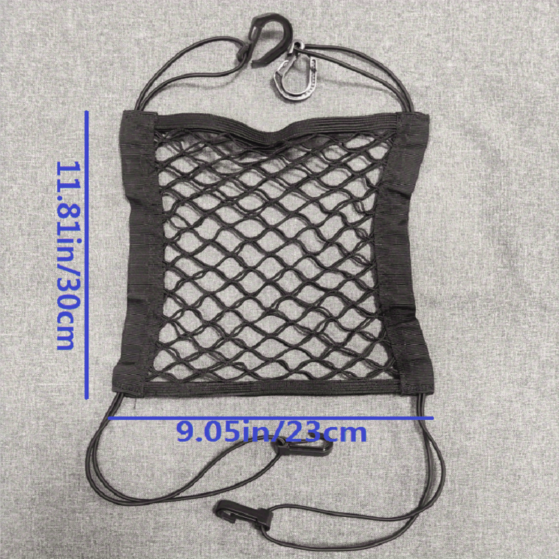 Car Seat Safety Double Layer Storage Mesh Helmet Bag
