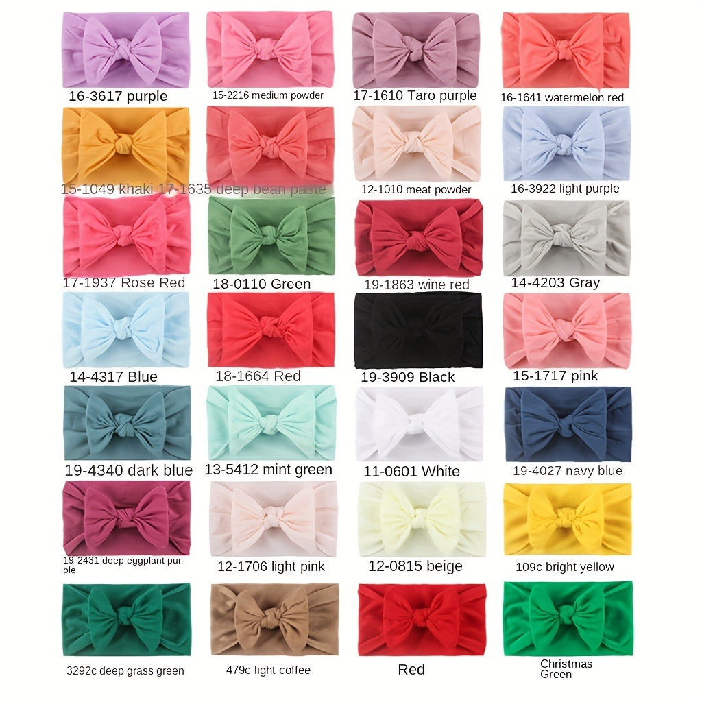 Bowknot Baby Headbands Hairbands Elastics Hair Accessories For Baby Girls