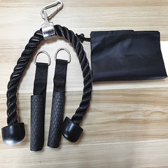 Tricep Training Rope Pull Down Gym Equipment 8pcs Set