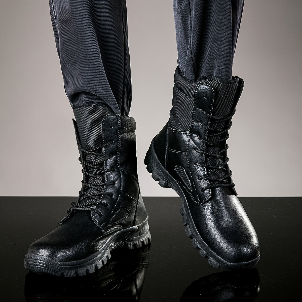 Men's Tactical Boots Outdoor Hiking Boots Wear-resistant Non-slip Shoes