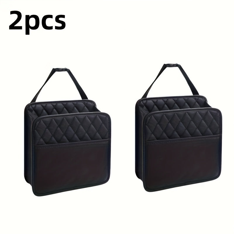 Car Storage Bag Garbage Can Cleaning Box Seat Back Organizer