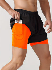 Men's Gym Running Shorts Quick Dry Workout Short