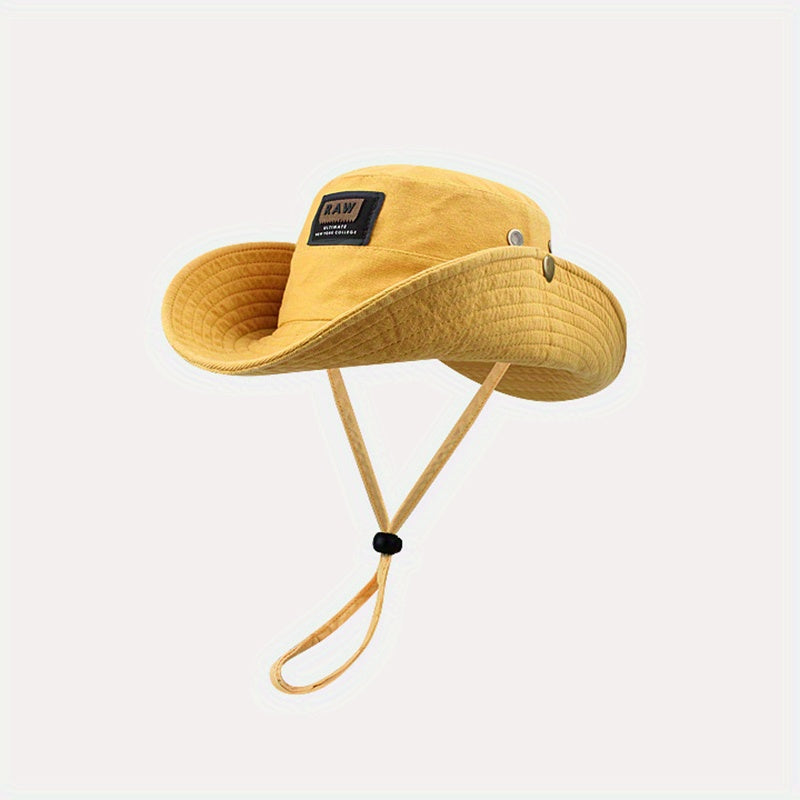 Wide Brim Soft Bucket Hat for Outdoor Sun Protection