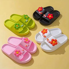 JIAGEYA Flower Slippers For Boys Lightweight Indoor Slippers