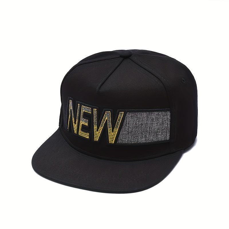 Street Dance Flat Brim Hat Baseball Cap For Couple