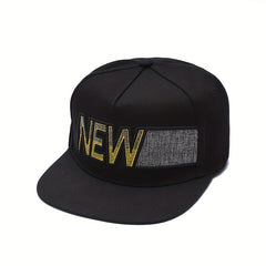 Street Dance Flat Brim Hat Baseball Cap For Couple