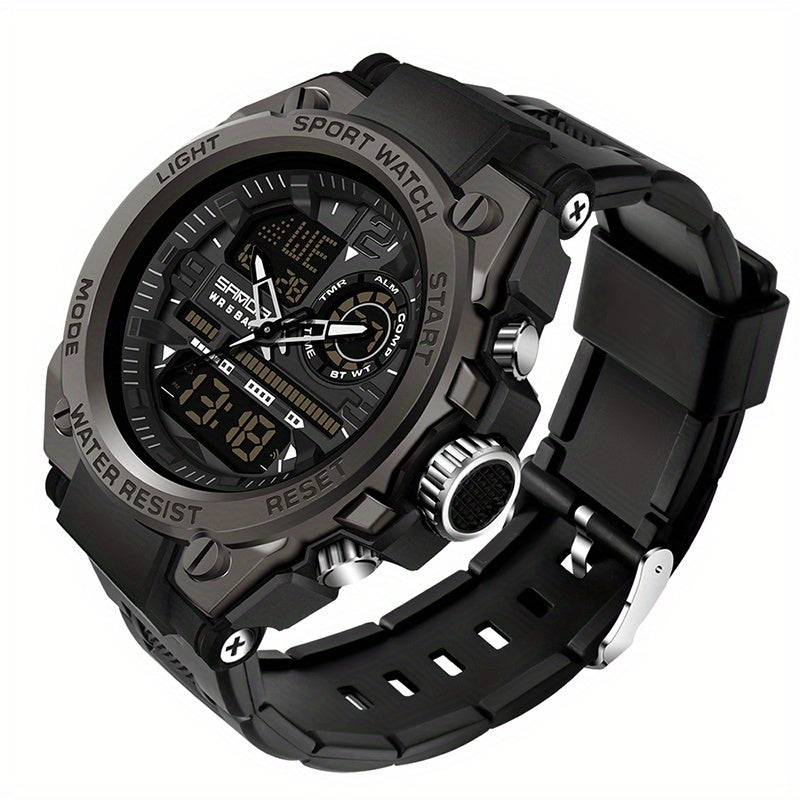 Sanda Waterproof Diving Men's Watch Sports Digital Multifunctional Watch