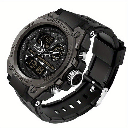 Sanda Waterproof Diving Men's Watch Sports Digital Multifunctional Watch