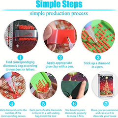 5D Diamond Art Painting Castle Full Rhinestones Kit