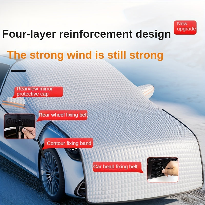 Car Snow Shield Front Windshield Snow Cover for All Seasons