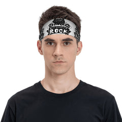 Rock 'n' Roll Sports Headband Sweat Wicking Polyester Yoga Gym Running