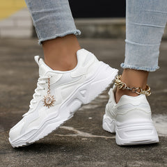 Sun Decor Chunky Sneakers Breathable Running Shoes Dad Shoes