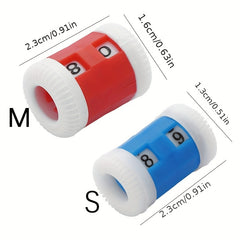 2pcs 4pcs Reusable Row Counter Red Stitch Counter Knit Counter