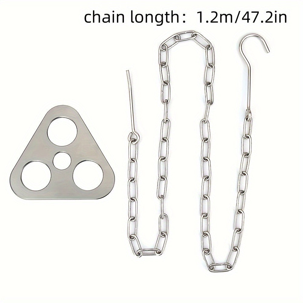 Stainless Steel Camping Tripod for Hanging Cookware
