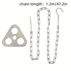 Stainless Steel Camping Tripod for Hanging Cookware