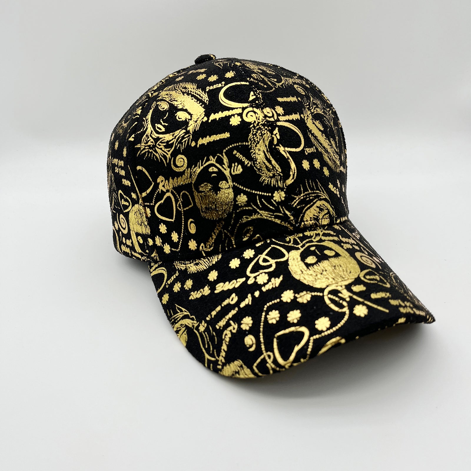 Y2K Hot Stamping Baseball Cap Women Cotton Blend Dad Hat