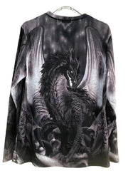 Dragon 3D Print Men's Long Sleeve T-shirt for Autumn