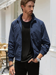 Men's Lightweight Windbreaker Sports Jacket for Spring Fall