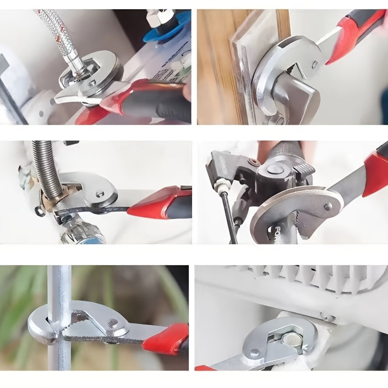 Non Slip Stainless Steel Adjustable Wrench 6-32mm Spanner