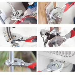 Non Slip Stainless Steel Adjustable Wrench 6-32mm Spanner