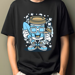 Men's Cartoon Illustration Print T-Shirt Active Casual Comfy Crew Neck Tee