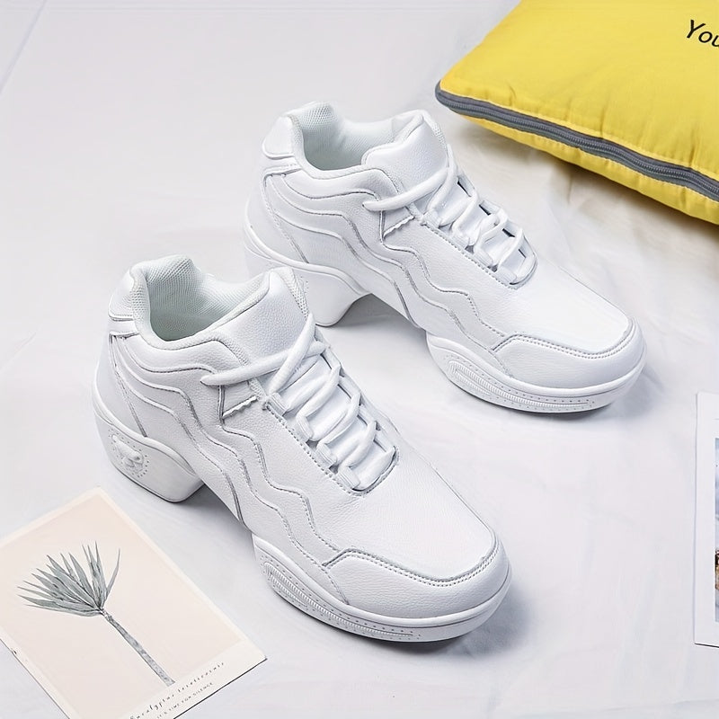 Women's Solid Jazz Dance Shoes With Arch Support