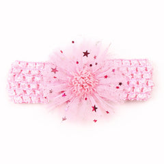 Mesh Flower Baby Headband for 0-2 Years