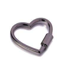 10pcs Heart Shaped Carabiner Key Chain for Outdoor Activities