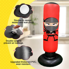 Inflatable Punching Bag for Karate Kickboxing Training
