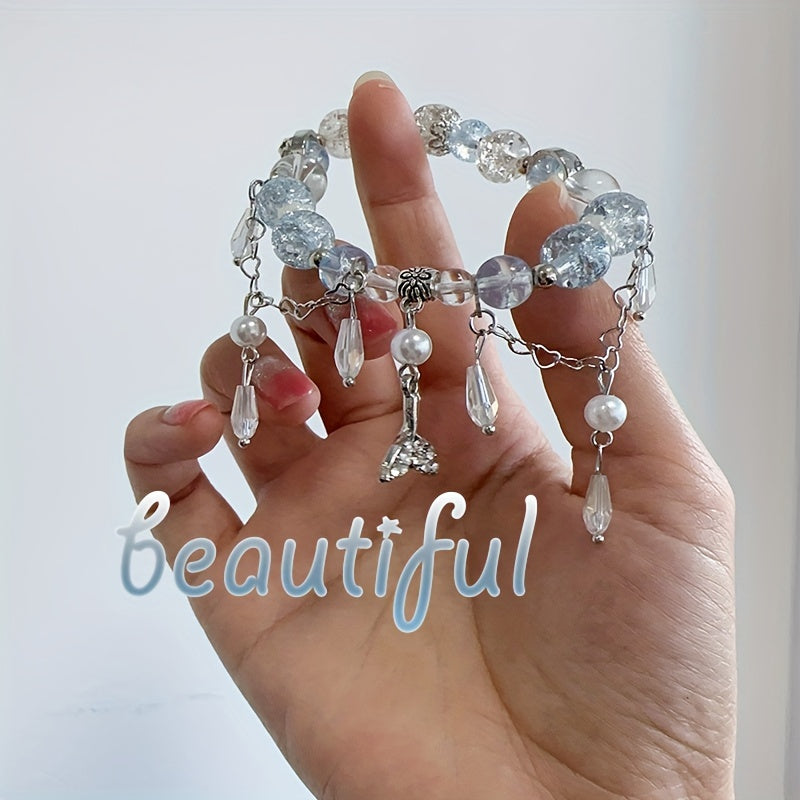 Mermaid Bracelet Small Beads Sweet Temperament Niche Hand Decoration