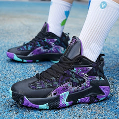 Men's Shock Absorbing Basketball Shoes Non Slip Athletic Shoes