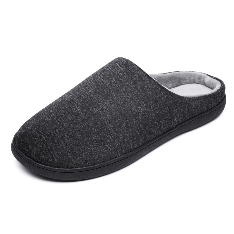Men's Memory Foam Plush Lining Slippers Winter Comfort