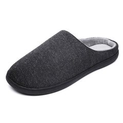 Men's Memory Foam Plush Lining Slippers Winter Comfort