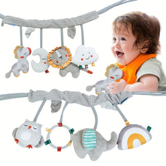Baby Cartoon Car Pendant Soothing Cloth Toy Gift