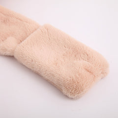 Christmas 3-In-1 Plush Animal Scarf Hat Mittens Set