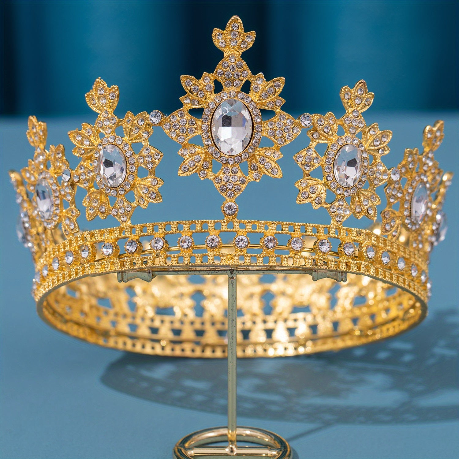 Crystal Tiara Crown Rhinestones Princess Crown Prom Party Tiara
